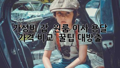 가성비 갑! 📦 원룸 이사, 용달 가격 비교 & 꿀팁 대방출 🍯